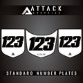 Attack Graphics 3 Plate ATV Background Kit
