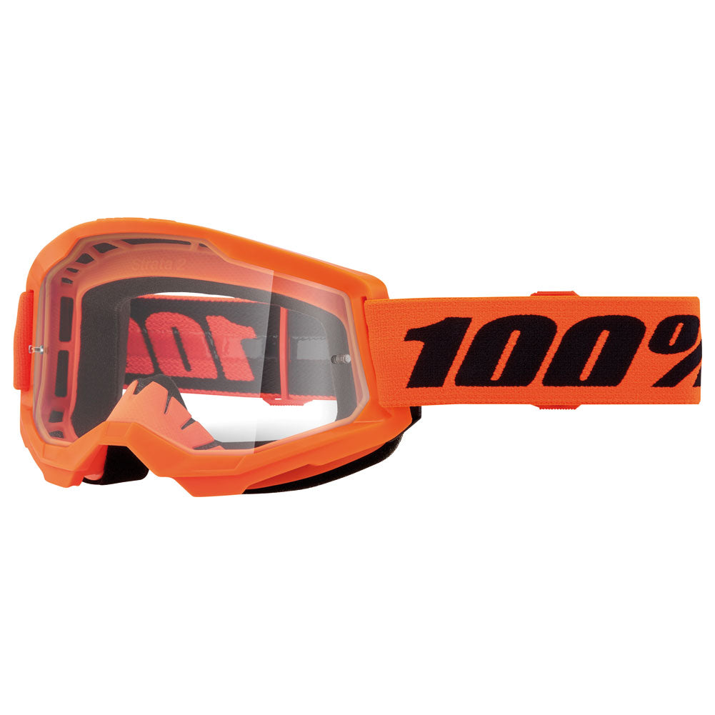 100% Strata 2 Goggle Neon