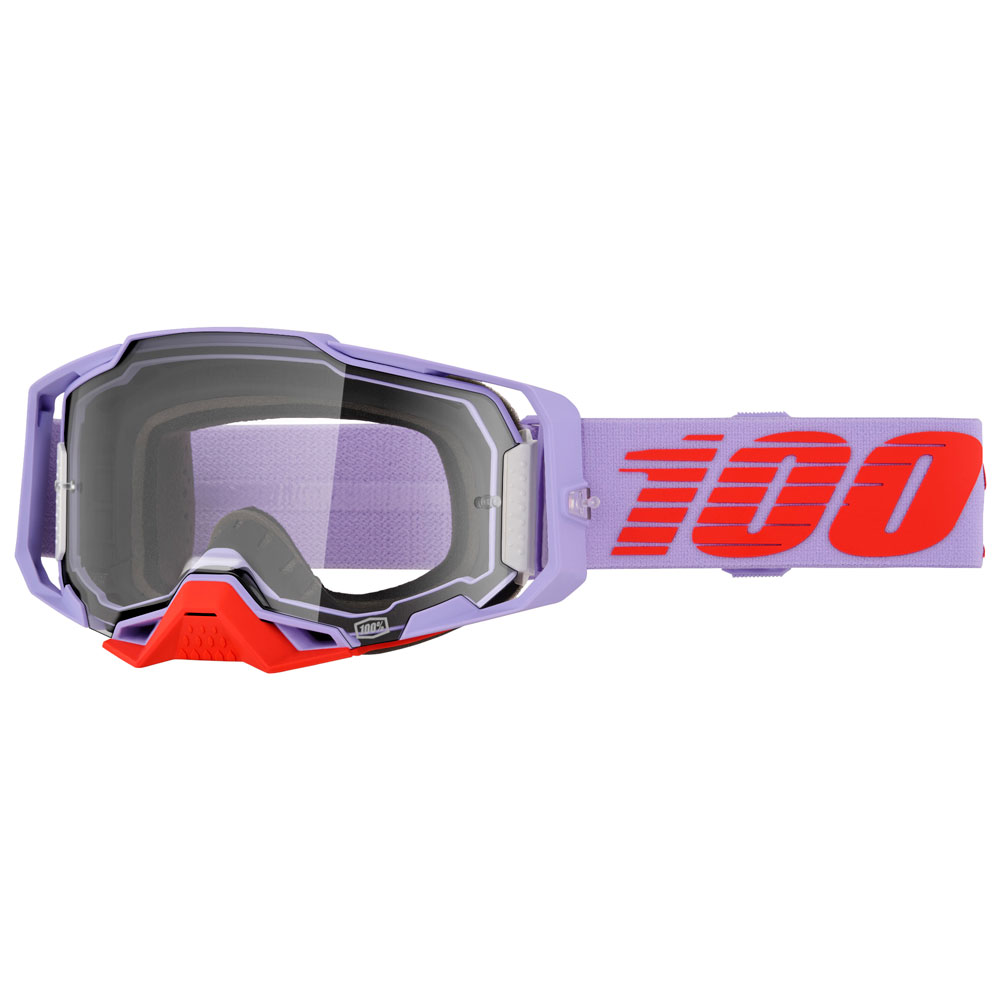 100% Armega Goggle Fausto Frame/Clear Lens