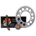 Primary Drive Chain and Sprocket Kit - Aluminum Rear/O-Ring Chain Silver Rear Sprocket