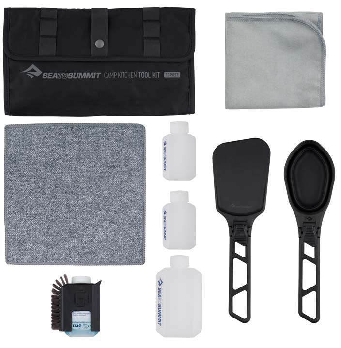 Camp Kitchen Tool Kit - 10 Piece Set