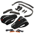 Tusk D-Flex Pro Handguards w/Turn Signals Silver Bar/Black Plastics 7/8" Bars