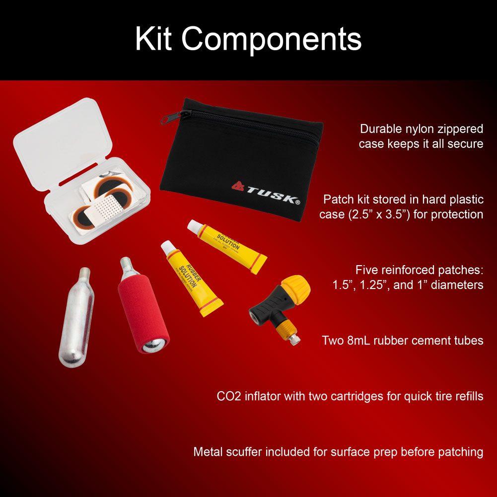 Tusk Tube Repair Kit W/CO2 Inflator
